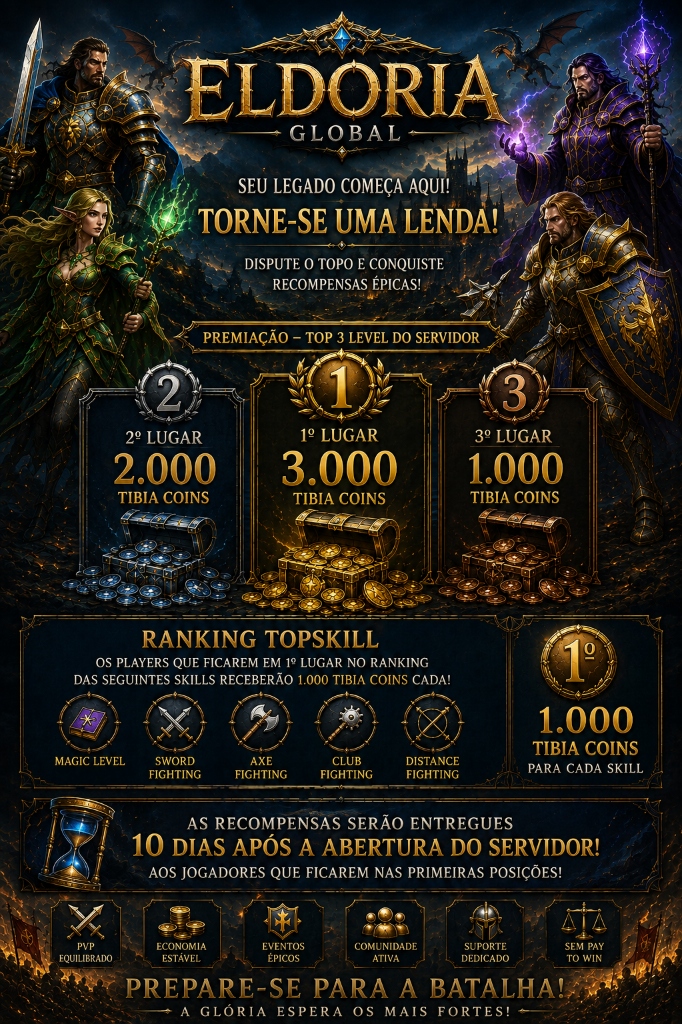 Premiação Top Level e Topskill Eldoria Global
